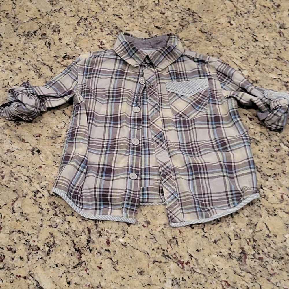 Pockets button down with roll up sleeve